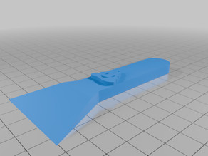 3D printer plate scraper 3D model