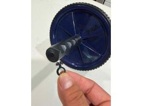 Ab roller grip hook 3D model