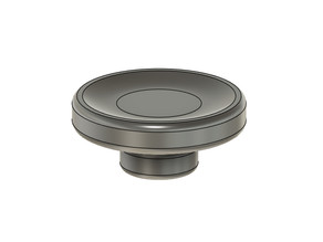 Shutter Release Cable Button (Optional Heat Set Inserts) 3D model