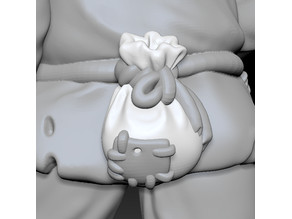 Large Brown Sack 3D model