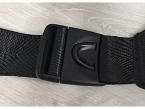Side Release Buckle Lock 3D model