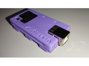USBtinyISP AVR ISP Bootloader Programmer Enclosore 3D model