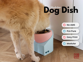 DogDish Modular Elevated Stand 3D model