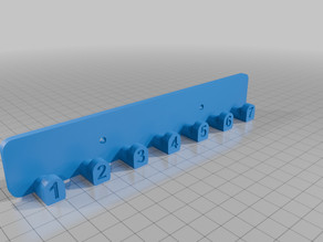 Simple Durable Key Holder 3D model