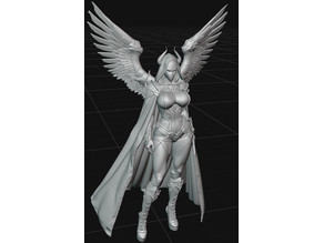 Faceless girl 3D model