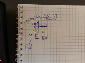 Table cable holder 3D model