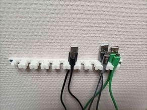 Usb cable organizer 3D model