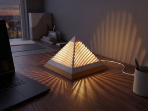 Pyramid LED Lamp 3D model