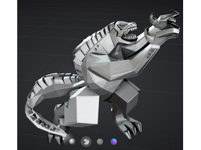 Mechazilla Model Statue 3D model