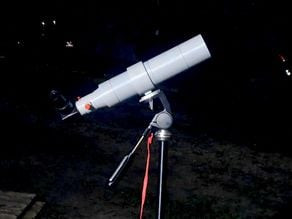 Refracting telescope 3D model