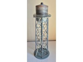 H0 scale water tower 3D model
