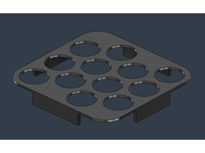 Egg tray 3D model