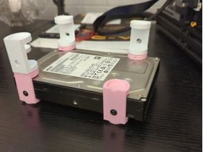 HDD stack rack - Remix for HDD screws 3D model