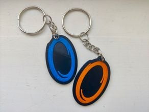 Portal keychain 3D model