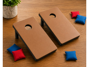 Mini Cornhole Set (Customizable) 3D model