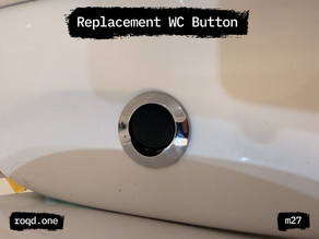 Replacement Toilet Flush Button 3D model