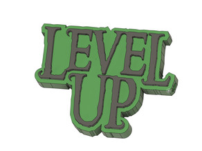 Level Up Kandi Bead 3D model