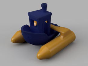Universal Benchy Pool Flotation Device 3D model