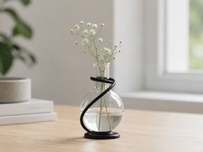 Round Bottom Flask Vase Stand 3D model