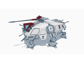 At Te walker 3D model