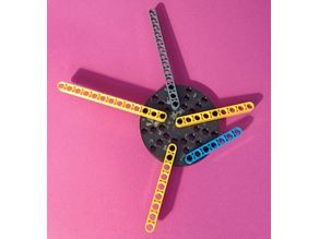 LEGO Technic circular base 3D model