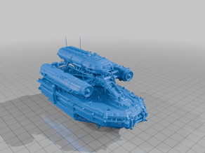 AI TRIPO spacecraft D2 3d model 3D model