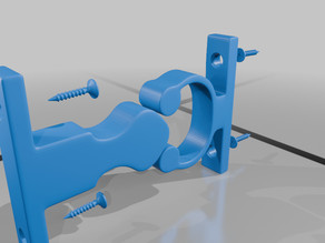 Printable Door Latch 3D model