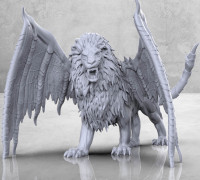 Manticore - Tabletop Miniature 3D model