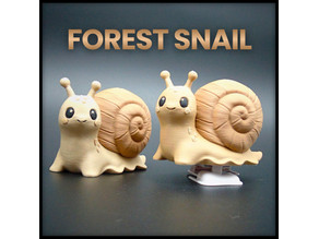 Forest Snail - Walking Buddy 3D model