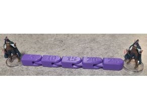 25ft Chain Ruler 3D model