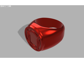 Red Lantern Ring (Nitro) 3D model