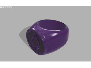 Indigo Lantern Ring (Nitro) 3D model