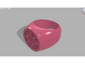 Star Sapphire Ring (Nitro) 3D model