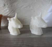 Unicorn - Low Poly / Voronoi 3D model