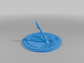 The sundial 3D model