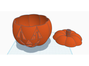jack o lantern candy bowl 3D model