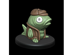 Fish Person 3D model