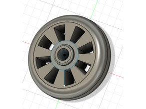 Strolley wheel replacement 3D model