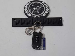 UFP Key Ring Holder — AMS Friendly 3D model