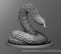 Giant Snake 3D model