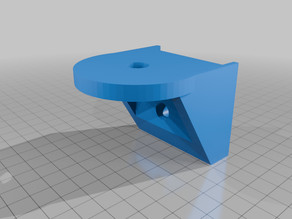 BackRack Antenna Mount for Cellular Antenna 3D model
