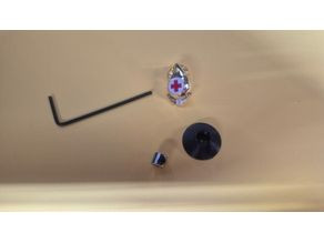 Snag Guard for locking pin back 3D model