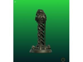 slime on a pillar 3D model
