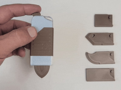 Big flash drive fidget 3D model