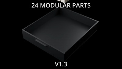 Modular Drawer Organizer 3D model