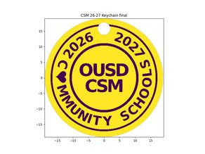 26-27 CSM Keychain 3D model
