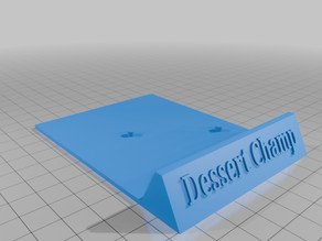 Dessert champ stand 3D model