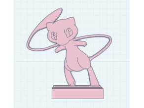 Mew Card Holder 3D model