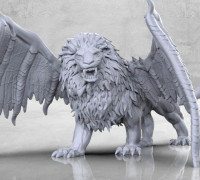 Manticore - Tabletop Miniature 3D model