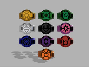 Green Lantern Ring (First Flight) 3D model
